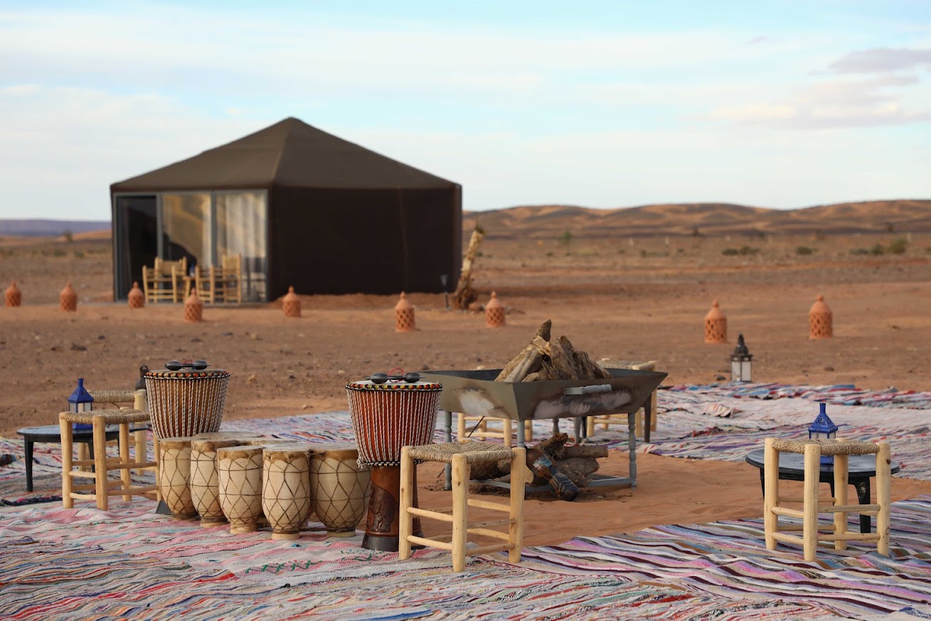 Desert camp at Hamada Retreat